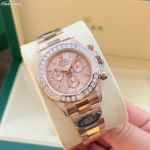 Rolex Daytona Dandong 4131 Movement OXJ29092 Pink Dial Watch